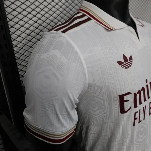 { Player Version } New season Arsenal 25/26 Third Away Authentic Jersey Arsenal Jersey Arsenal Third  Away Kit Jersey Men Team Jersey Quality player version jersey White jersey