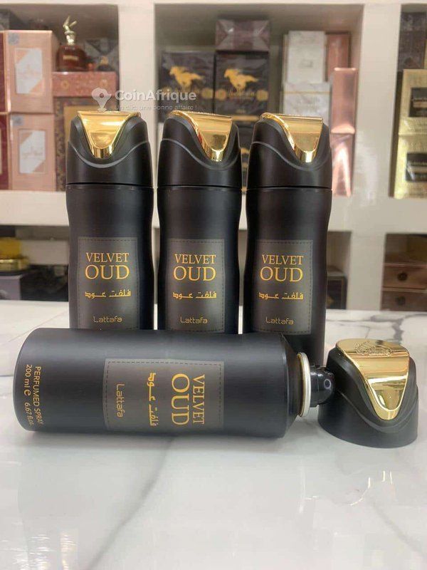 Lattafa Velvet Oud Perfumed Deodorant Body Spray 200ml. Original Perfumed Unisex Body Spray.