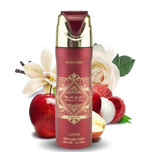 Lattafa Bade'e Al Oud Sublime Perfumed Deodorant Spray Unisex 200ML