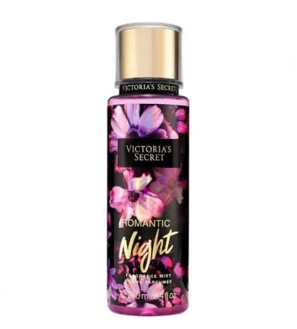 Victoria's Secret Romantic Night Fragrance Mist 250ml Perfumed Body Splash for Evening Wear and Romantic Occasions