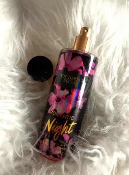 Victoria's Secret Romantic Night Fragrance Mist 250ml Perfumed Body Splash for Evening Wear and Romantic Occasions