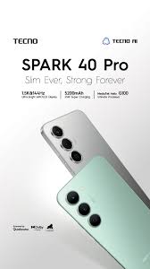 [SUPER DEALS!!!] TECNO Spark 40 Pro 128GB+16(8+8)GB 6.78" 144Hz AMOLED Display 50+13MP Camera 5200mAh Battery 45W Fast Charge IP64 Dual SIM Android Smartphone + FREE GIFTS INCLUDED