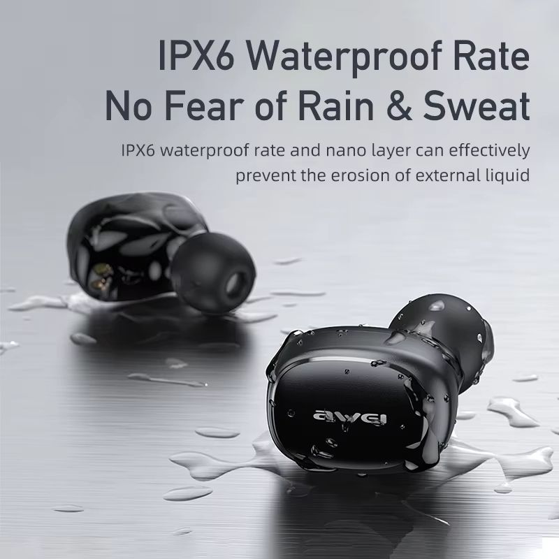New Arrival Awei T13 Pro Earphone Promotion Bluetooth Earpods TWS Sports Earbuds V5.3 Wireless Headphones With Mic HIFI HD Sound Bluetooth Earphones In ear Headphones Headset For Gamer Sport Ear Phone