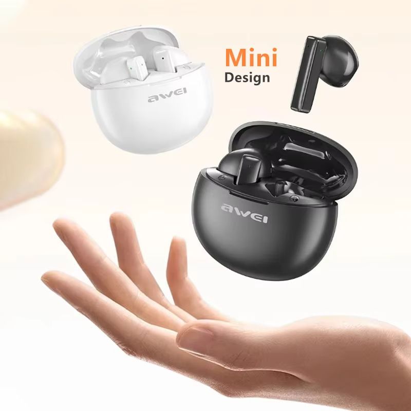 New Arrival Awei T87 Earphone Promotion Bluetooth Earpods TWS Sports Earbuds V5.3 Wireless Headphones With Mic HIFI HD Sound Bluetooth Earphones In ear Headphones Headset For Gamer Sport Ear Phone