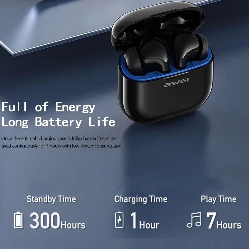 New Arrival Awei T1 Pro Earphone  Promotion Bluetooth Earpods TWS Sports Earbuds V5.3 Wireless Headphones With Mic HIFI HD Sound Bluetooth Earphones In ear Headphones Headset For Gamer Sport Ear phone