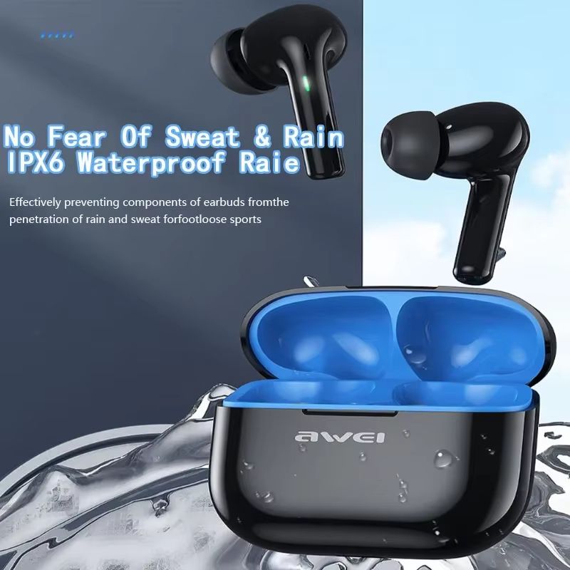 New Arrival Awei T1 Pro Earphone  Promotion Bluetooth Earpods TWS Sports Earbuds V5.3 Wireless Headphones With Mic HIFI HD Sound Bluetooth Earphones In ear Headphones Headset For Gamer Sport Ear phone