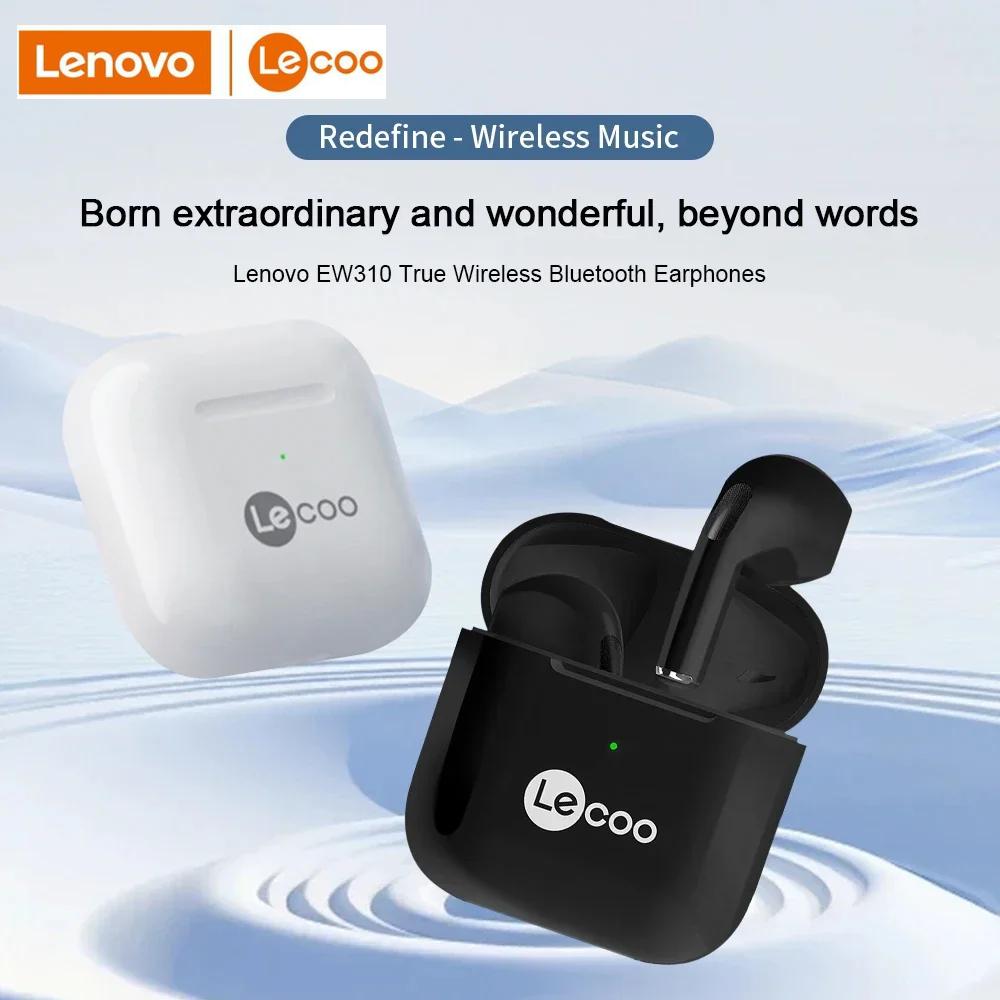 Lenovo Lecoo EW310 TWS Earphone Earpods Wireless Earbuds Bluetooth Earphones Bt5.3 Charging Case Deep Bass Touch Airbuds Long Battery Life Gaming Headset sports Bluetooth Headphones
﻿