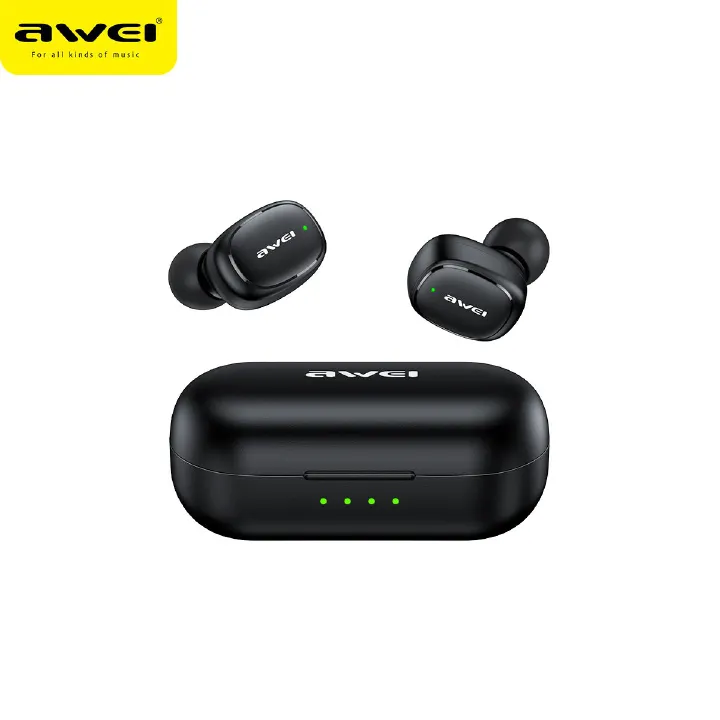 New Arrival Awei T13 Pro Earphone Promotion Bluetooth Earpods TWS Sports Earbuds V5.3 Wireless Headphones With Mic HIFI HD Sound Bluetooth Earphones In ear Headphones Headset For Gamer Sport Ear Phone