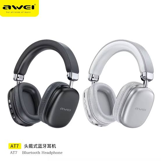 New Arrival AWEI AT7   Headset Bluetooth Headphones Ear phone Promotion Bluetooth Earpods TWS Sports Earbuds V5.3 Wireless With Mic HIFI HD Sound Bluetooth Earphones In ear water proof Headset Gamer
