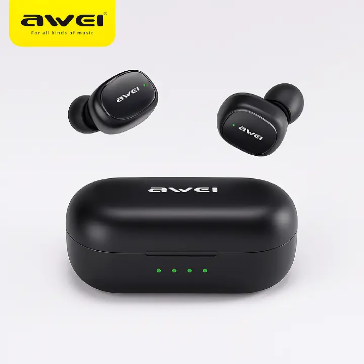 New Arrival Awei T13 Pro Earphone Promotion Bluetooth Earpods TWS Sports Earbuds V5.3 Wireless Headphones With Mic HIFI HD Sound Bluetooth Earphones In ear Headphones Headset For Gamer Sport Ear Phone