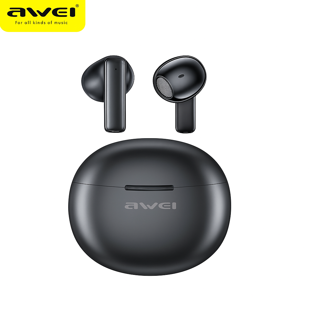 New Arrival Awei T87 Earphone Promotion Bluetooth Earpods TWS Sports Earbuds V5.3 Wireless Headphones With Mic HIFI HD Sound Bluetooth Earphones In ear Headphones Headset For Gamer Sport Ear Phone