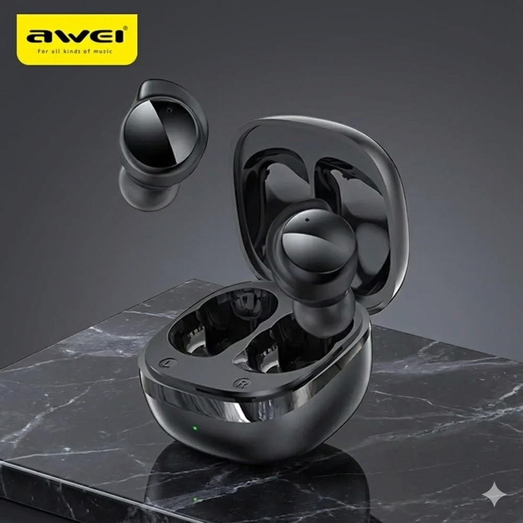 New Arrival AWEI T78 Earphone Promotion Bluetooth Earpods TWS Sports Earbuds V5.3 Wireless Headphones With Mic HIFI HD Sound Bluetooth Earphones In ear Headphones Headset For Gamer Sport Ear phone