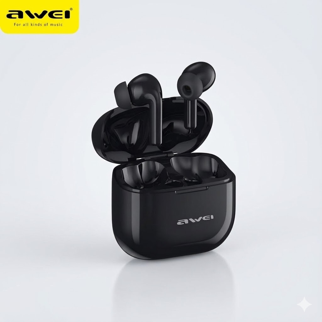 New Arrival Awei T1 Pro Earphone  Promotion Bluetooth Earpods TWS Sports Earbuds V5.3 Wireless Headphones With Mic HIFI HD Sound Bluetooth Earphones In ear Headphones Headset For Gamer Sport Ear phone