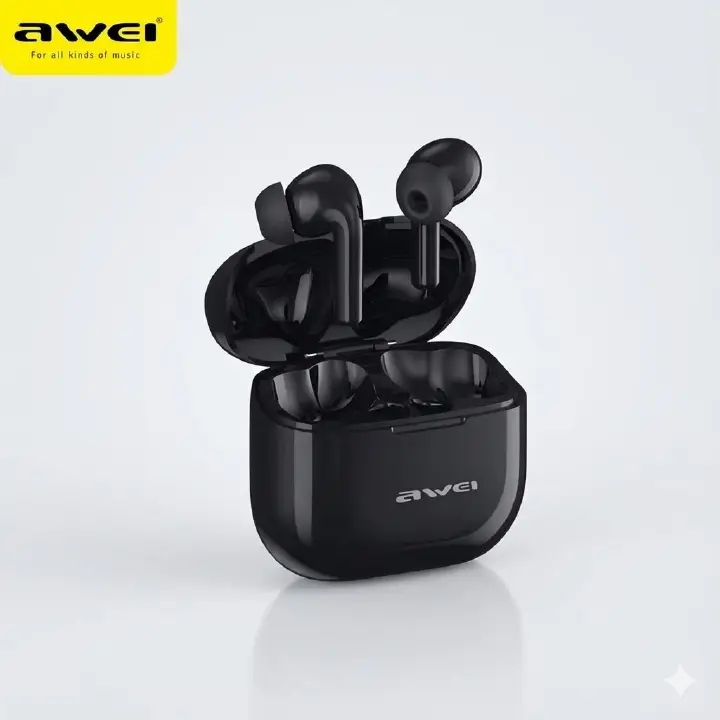 New Arrival Awei T1 Pro Earphone  Promotion Bluetooth Earpods TWS Sports Earbuds V5.3 Wireless Headphones With Mic HIFI HD Sound Bluetooth Earphones In ear Headphones Headset For Gamer Sport Ear phone