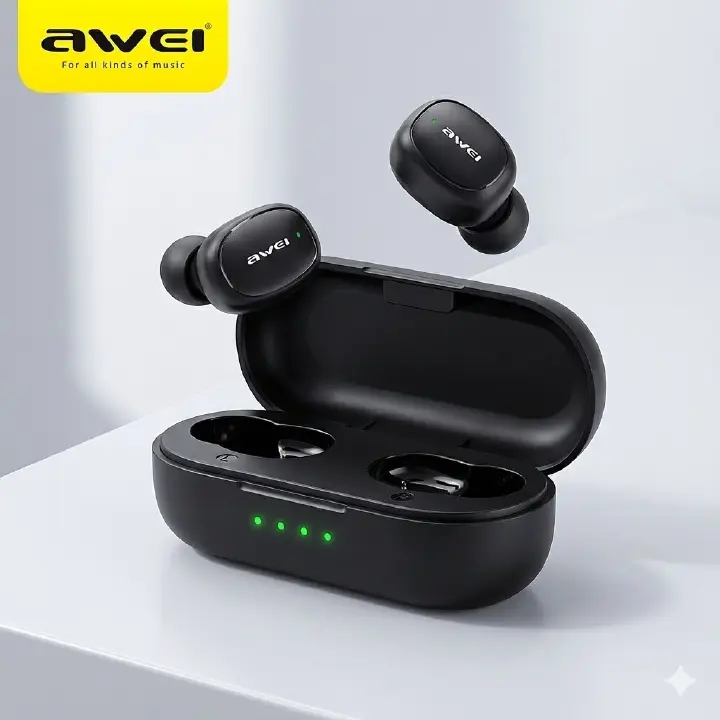 New Arrival Awei T13 Pro Earphone Promotion Bluetooth Earpods TWS Sports Earbuds V5.3 Wireless Headphones With Mic HIFI HD Sound Bluetooth Earphones In ear Headphones Headset For Gamer Sport Ear Phone