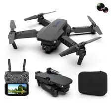🥳🥳🔥Drone 4K HD Optical Flow Positioning Four Axis Aircraft Aerial Camera UAV Remote Control LED Lights 360 ° Roll Drone