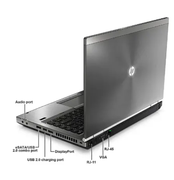 (TECH WEEK OFFERS) HP ELITEBOOK 8460P LAPTOP CORE i5 8GB RAM + 500GB HDD STORAGE 14" INCH REFURBISHED SILVER 6 MONTHS WARRANTY INSTALLED WINDOWS 10 PRO AND OFFICE 2021 LAPTOPS COMPUTER