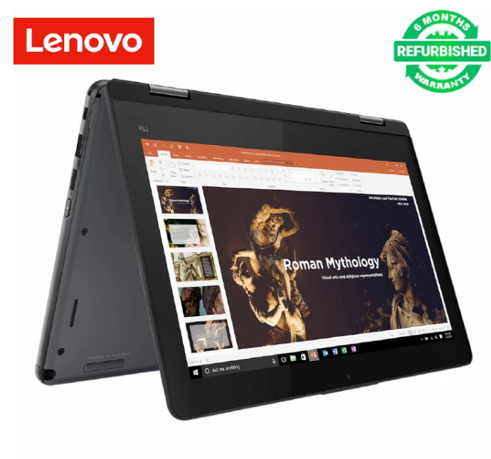 (PROMOTION!) LENOVO YOGA 11E 4GB RAM 128GB SSD 2 IN 1 TOUCHSCREEN X360 LAPTOP REFURBISHED LAPTOP  BLACK  11.6" INCH  INSTALLED WINDOWS 10 PRO LAPTOPS OFFICE COMPUTER