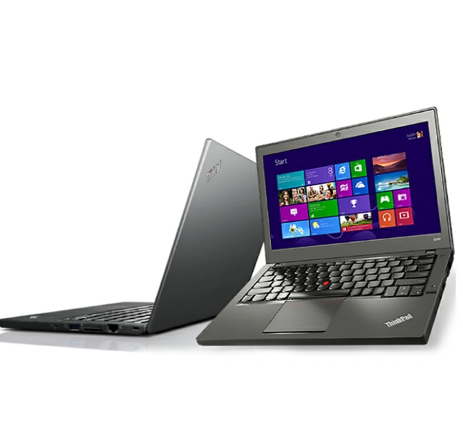 [TECH WEEK] LENOVO ThinkPad X240 Intel Core i7 8GB RAM + 256GB SSD Storage Refurbished Laptop 12.5’’ Inches HD Screen Display Installed Windows 10 Pro Laptops Office Computer