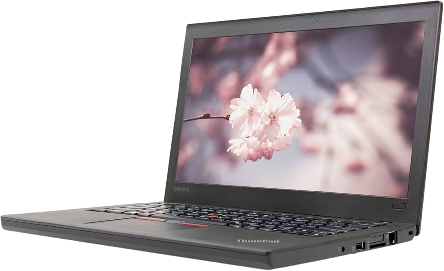 (ANNIVERSARY OFFER) Refurbished Lenovo X270 Ultralight Business Notebook Laptop Intel Core i5 6th Gen 8GB RAM 256GB SSD 12.5 Inch HD Webcam Display Portable Fingerprint Reader Gaming Student HDMI USB