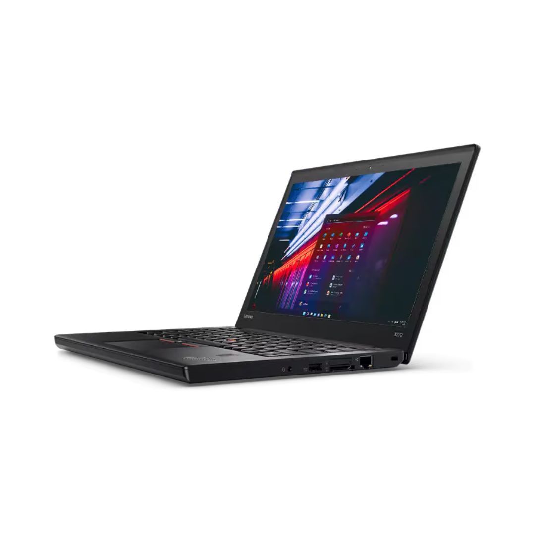 (ANNIVERSARY OFFER) Refurbished Lenovo X270 Ultralight Business Notebook Laptop Intel Core i5 6th Gen 8GB RAM 256GB SSD 12.5 Inch HD Webcam Display Portable Fingerprint Reader Gaming Student HDMI USB