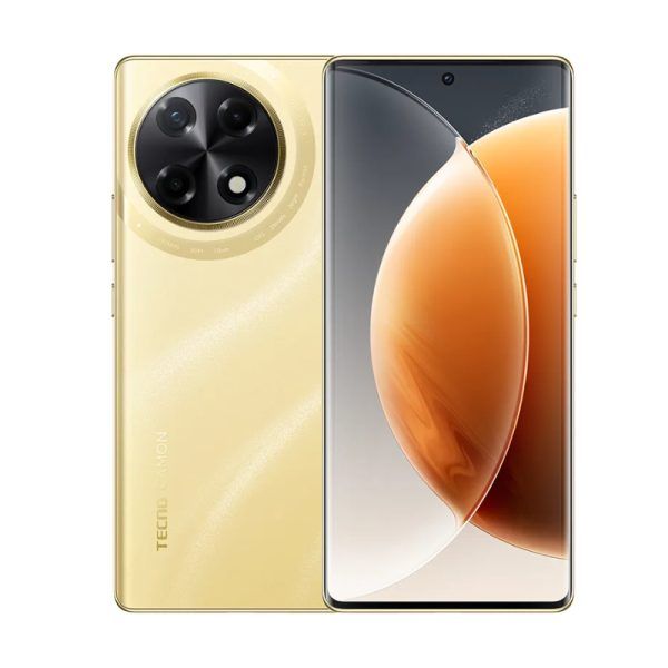 Tecno Camon 30S 128GB+12(6+6)GB RAM 6.7" 3D-Curved AMOLED 120Hz Screen MTK Helio G100 33W 5000mAh 50MP Dual Speaker Android 14 Smart Phones Dual Sim phone