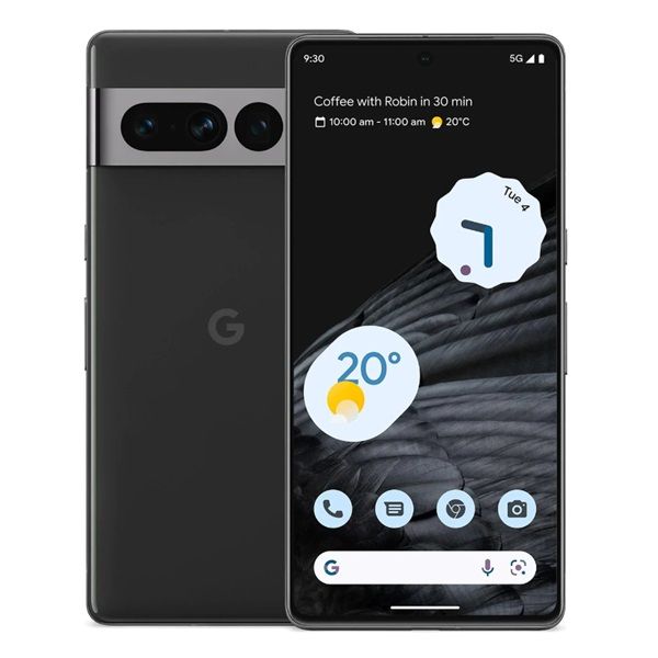 [Brand New] Google Pixel 7 Pro 5G 6.7" AMOLED 120Hz Display 50MP+10.8MP Camera 128GB ROM+8GB RAM Google Tensor 2 (5 nm) Processor 5000mAh Battery 23W Android 13 Upgd 15 (TYP) Fingerprint DualSIM Phone