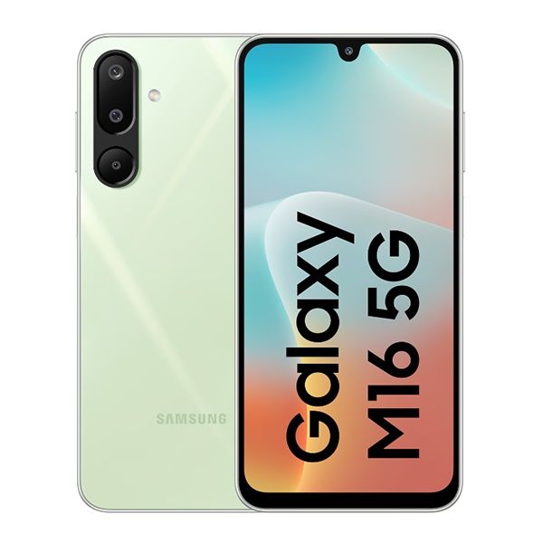 [Flash Sale] Samsung Galaxy M16 5G 6.7" 90Hz Super AMOLED Display 128GB+6GB 50MP+13MP Camera Mediatek Dimensity 6300 Chipset 5000mAh 25W Battery (TYP) Android 15 Dual SIM 2Yrs Wrrty Fingeprnt Phone