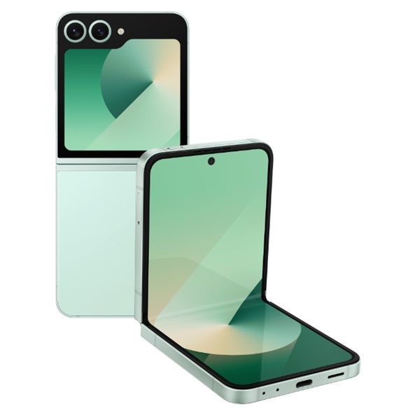 [Discount Sale] Samsung Galaxy Flip 6 5G 6.7" 120Hz Foldable LTPO AMOLED Display 256GB ROM+12GB RAM 50MP+10MP Camera  Snapdragon 8 Gen 3 Chipset 4000mAh 25W Battery (TYP) Android 14 DualSIM Smartphone