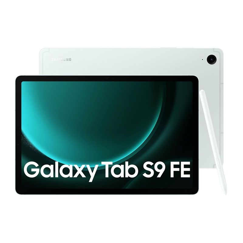 [New] Samsung Galaxy Tab S9 FE 5G 10.9" 90Hz IPS LCD Display 256GB ROM+8GB RAM 8MP+12MP 4K@30fps Camera Exynos 1380 Chipset 8000mAh 45W Battery Stylus (TYP) Fngrprt WiFi+Cell Android 13 IP68 Tablet