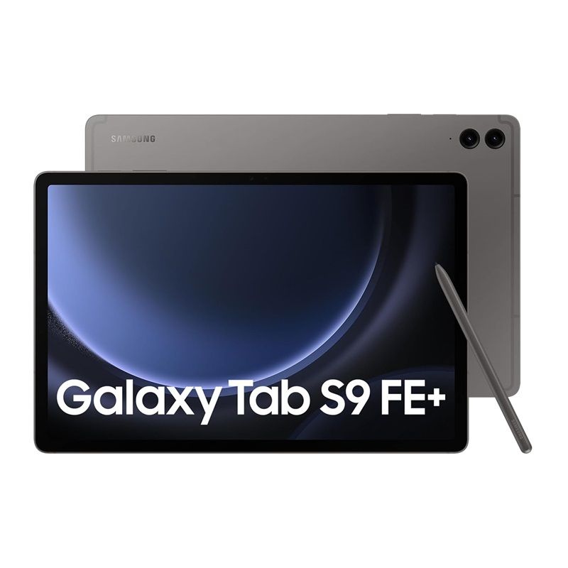 [Brand] Samsung Galaxy Tab S9 FE+ 5G 12.4" 90Hz IPS LCD Display 128GB ROM+8GB RAM 8MP+12MP 4K@30fps Camera Exynos 1380 Chipset 10050mAh 45W Battery Stylus (TYP) Fngprt WiFi+Cell Android 13 IP68 Tablet