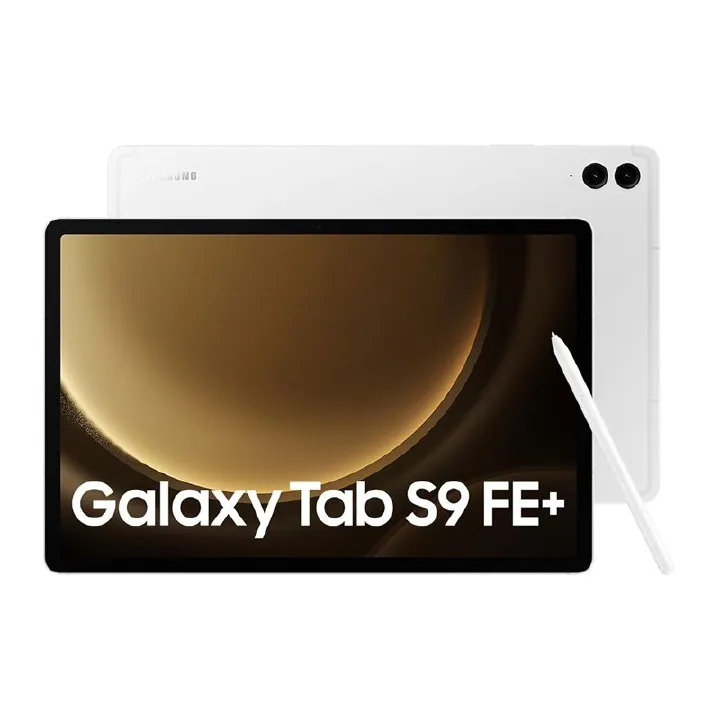 [Brand] Samsung Galaxy Tab S9 FE+ 5G 12.4" 90Hz IPS LCD Display 128GB ROM+8GB RAM 8MP+12MP 4K@30fps Camera Exynos 1380 Chipset 10050mAh 45W Battery Stylus (TYP) Fngprt WiFi+Cell Android 13 IP68 Tablet
