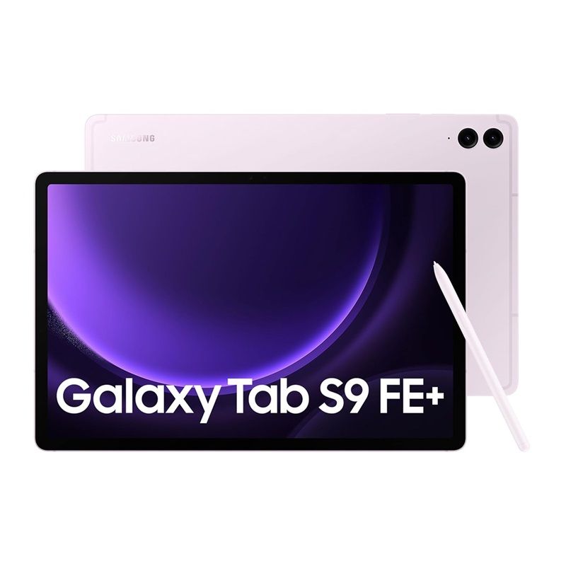 [Brand] Samsung Galaxy Tab S9 FE+ 5G 12.4" 90Hz IPS LCD Display 128GB ROM+8GB RAM 8MP+12MP 4K@30fps Camera Exynos 1380 Chipset 10050mAh 45W Battery Stylus (TYP) Fngprt WiFi+Cell Android 13 IP68 Tablet