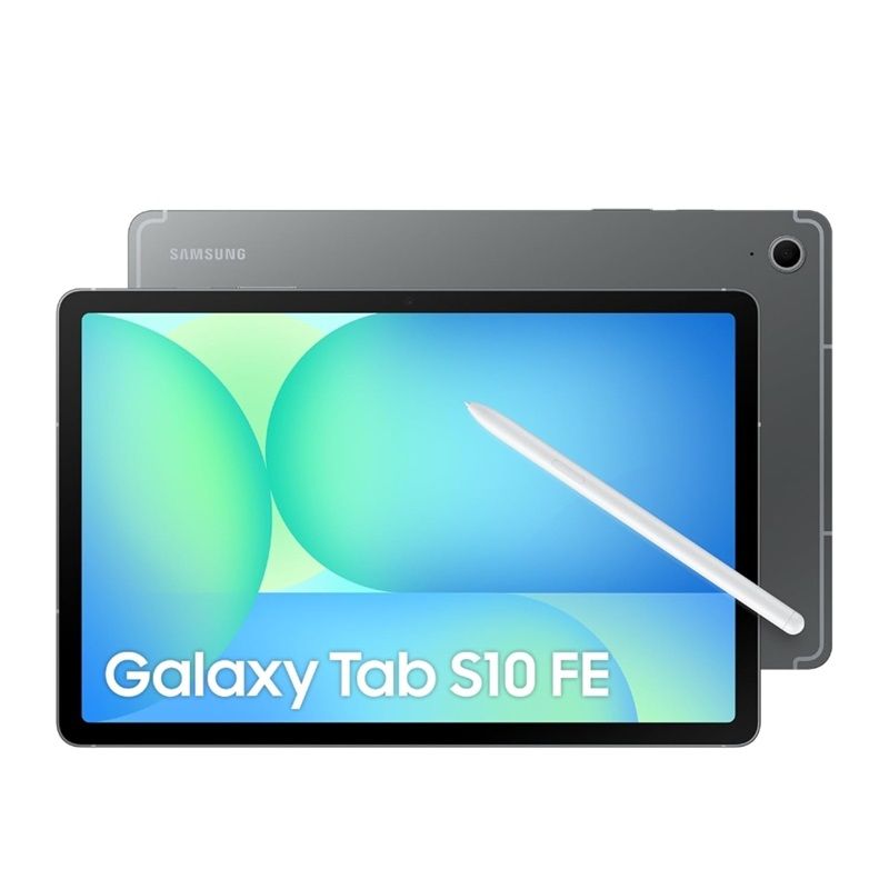 [NEW] Samsung Galaxy Tab S10 FE 5G 10.9" 90Hz IPS LCD Display 256GB ROM+8GB RAM 13MP+12MP 4K@30fps Camera Exynos 1580 Chip 8000mAh 45W Battery Stylus (TYP) Fngprt WiFi+Cell Android 15 IP68 Table