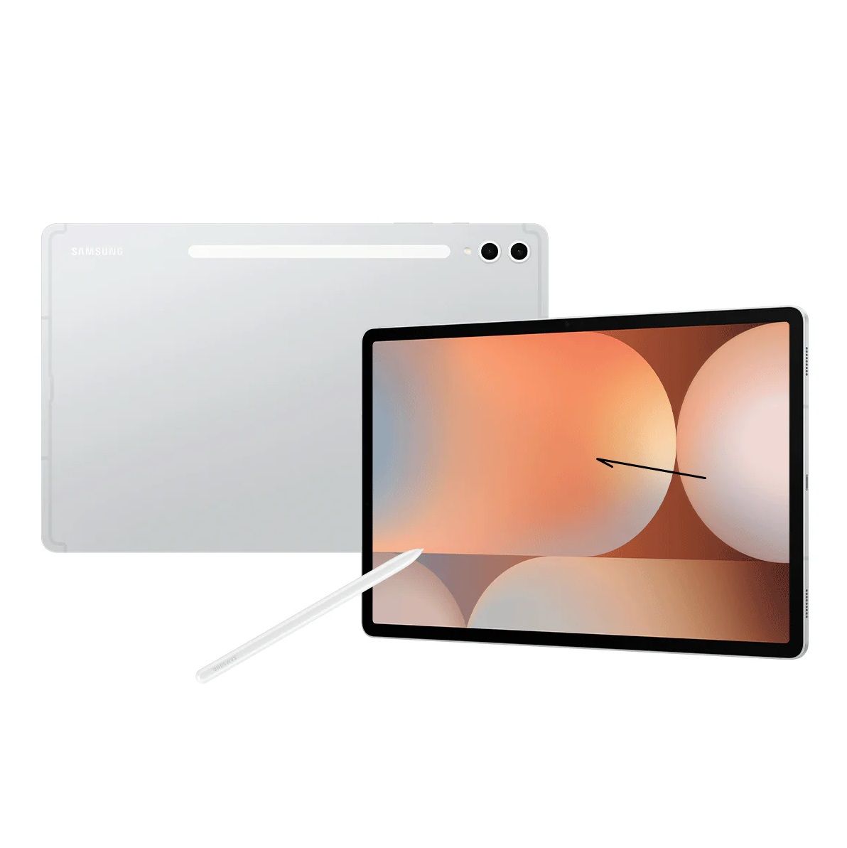 [Brand] Samsung Galaxy Tab S10 Ultra 5G 14.6" 120Hz AMOLED Display 256GB ROM+12GB RAM 13MP+12MP Camera Mediatek Dimensity 9300+ Chip 11200mAh 45W Battery S-Pen (TYP) Fngprt WiFi+Cell Android 14 Tablet