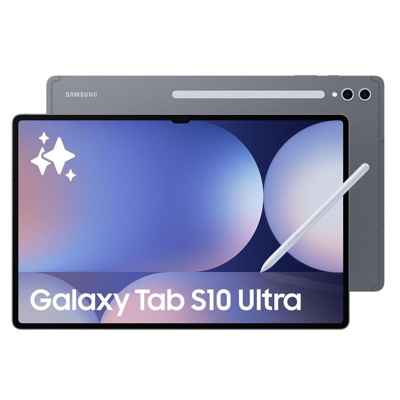 [Brand] Samsung Galaxy Tab S10 Ultra 5G 14.6" 120Hz AMOLED Display 256GB ROM+12GB RAM 13MP+12MP Camera Mediatek Dimensity 9300+ Chip 11200mAh 45W Battery S-Pen (TYP) Fngprt WiFi+Cell Android 14 Tablet