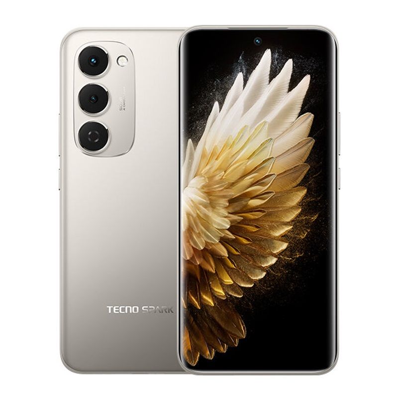 [Brand New] Tecno Spark 40 Pro Plus 6.78" 144Hz Curved AMOLED Display 256GB+8GB 50MP+13MP Camera Mediatek Helio G200 Chipset 5200mAh 45W Battery (TYP) Android 15 Dual SIM 2Yrs Wrrty Figprnt 4G Phone