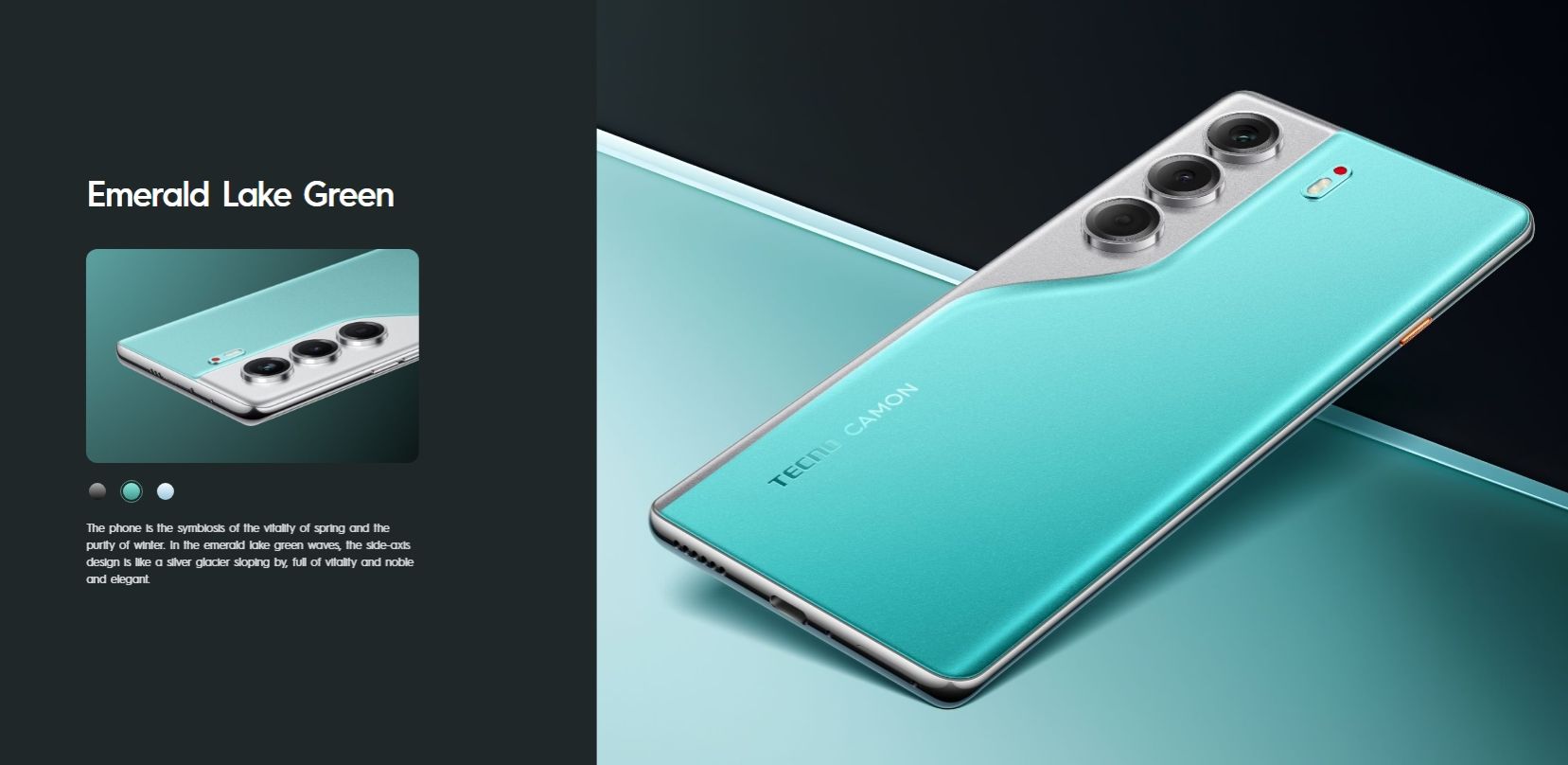 [New Arrival] Tecno Camon 40 Pro 256GB ROM+8GB RAM 6.78' 120Hz AMOLED Display Panda King Glass Protection 50MP+50MP Camera MTK Helio G100 Ultimate IP66 Dust/Water Resistant 5200mAh Battery Smart Phone