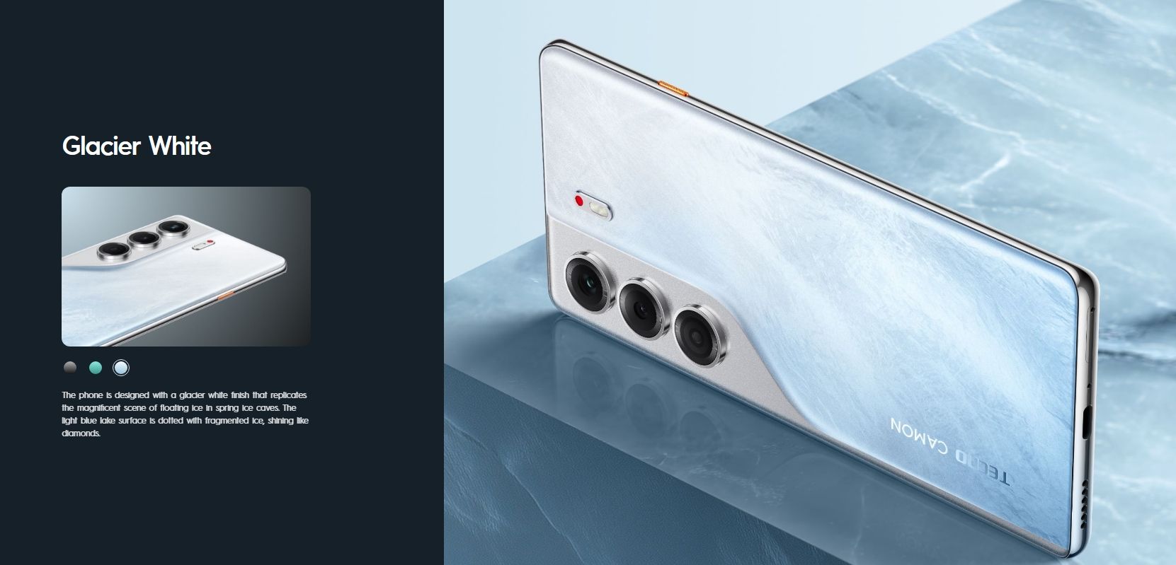 [New Arrival] Tecno Camon 40 Pro 256GB ROM+8GB RAM 6.78' 120Hz AMOLED Display Panda King Glass Protection 50MP+50MP Camera MTK Helio G100 Ultimate IP66 Dust/Water Resistant 5200mAh Battery Smart Phone