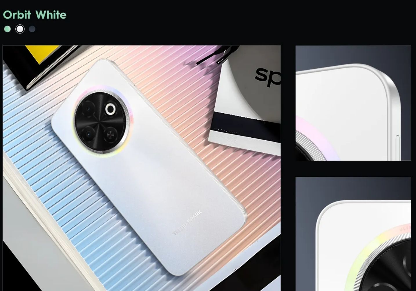 [New Arrival] TECNO SPARK 30C 128GB+4GB 120Hz 6.6" Dynamic Port 50MP Dual Speakers 7.8mm Ultra Slim 5000mAh 18W Type-C Dual SIM 4G Smart Phones Side Fingerprint phone