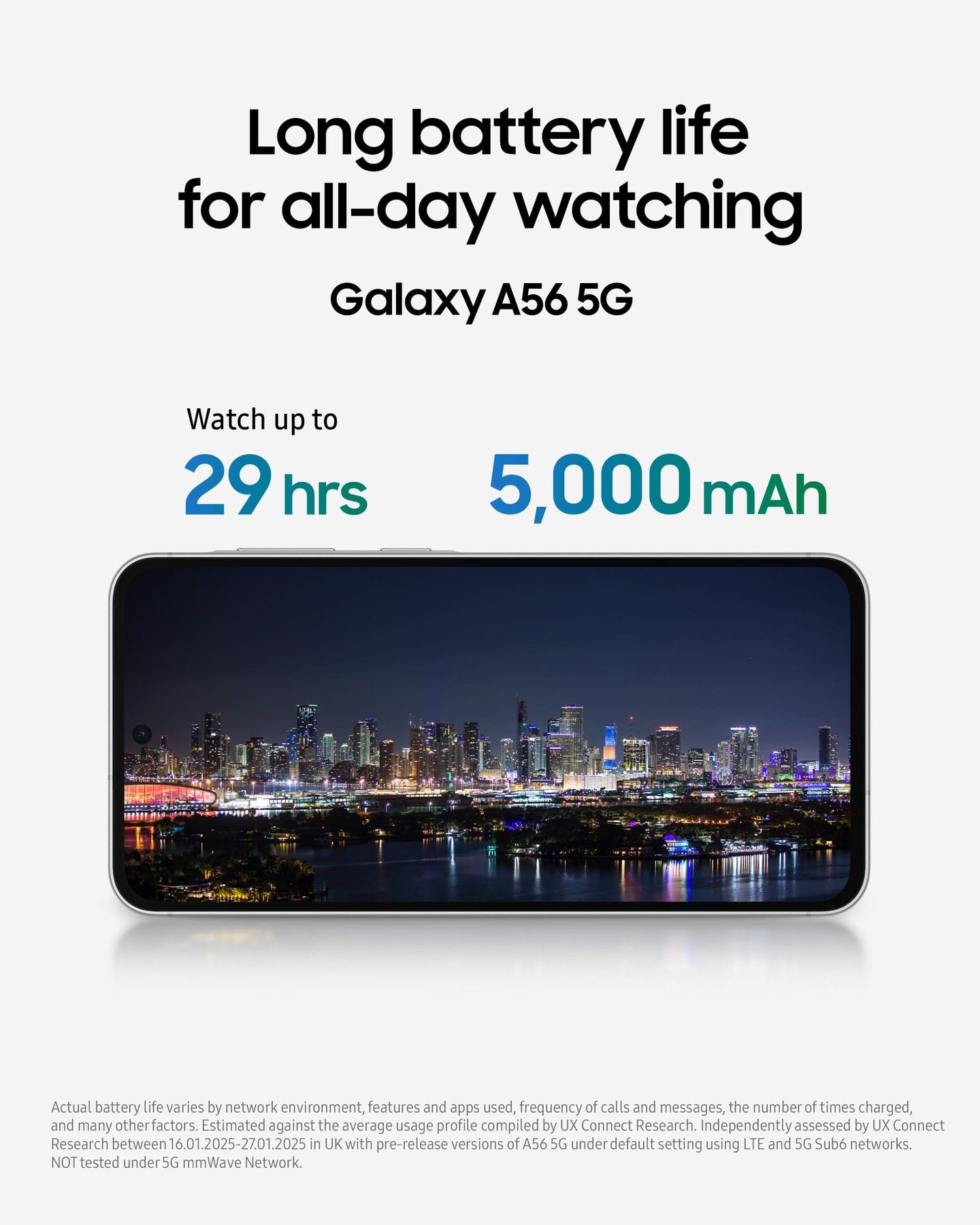 [Free Gifts] Samsung Galaxy A56 5G 256GB+8GB 120Hz 6.7" Super AMOLED 50MP+12MP Triple Camera IP67 Dust/Water Resistant Android 15+(6 Years Android Updates) 5000mAh 45W Fast Charge Smartphone