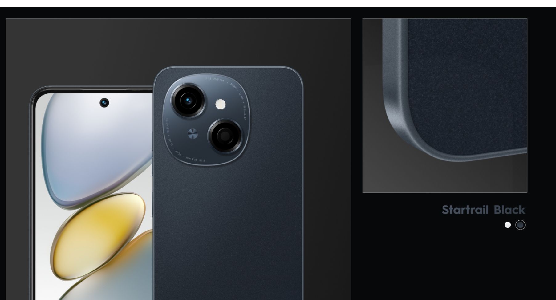[New Arrival] Tecno Pop 9 128GB+6(3+3)GB 6.67" 90Hz Display Hole Screen Dynamic Port Stereo Dual Speakers 13MP Back Camera 5000mAh Battery Type-C Charging OTG Fingerprint Unlock Android Smart Phone