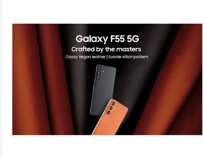 [New Arrival] Samsung Galaxy F55 5G 256GB+8GB 6.7" 120Hz Super AMOLED Display 50MP+50MP Camera Snapdragon 7 Gen 1 5000mAh Battery 45W Fast Charge Under-Display Fingerprint Unlock Dual SIM Smart Phone
