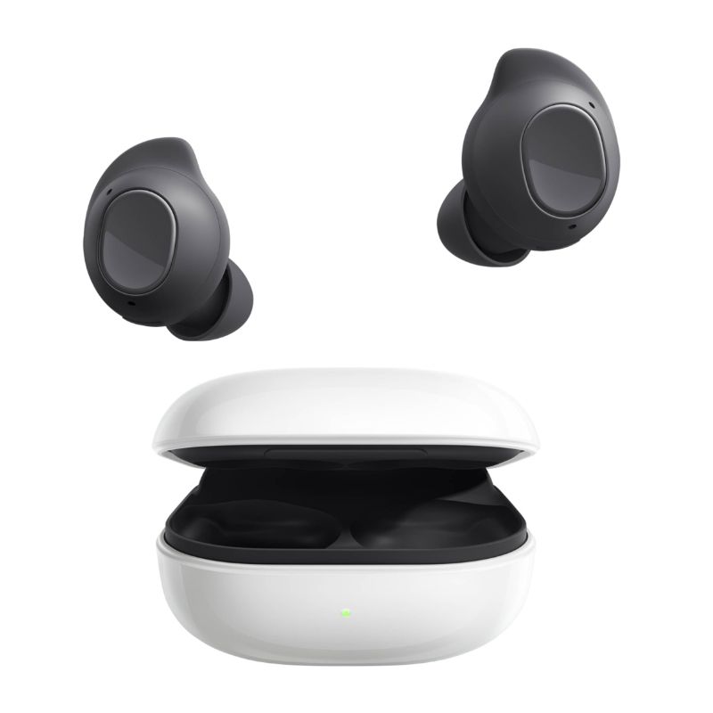 [New Arrival] Samsung Galaxy Buds FE Active Noise Cancellation ANC IPX2 Water Resistant 3 Microphones on Each Bud 21+ hours Battery Deep, powerful sound