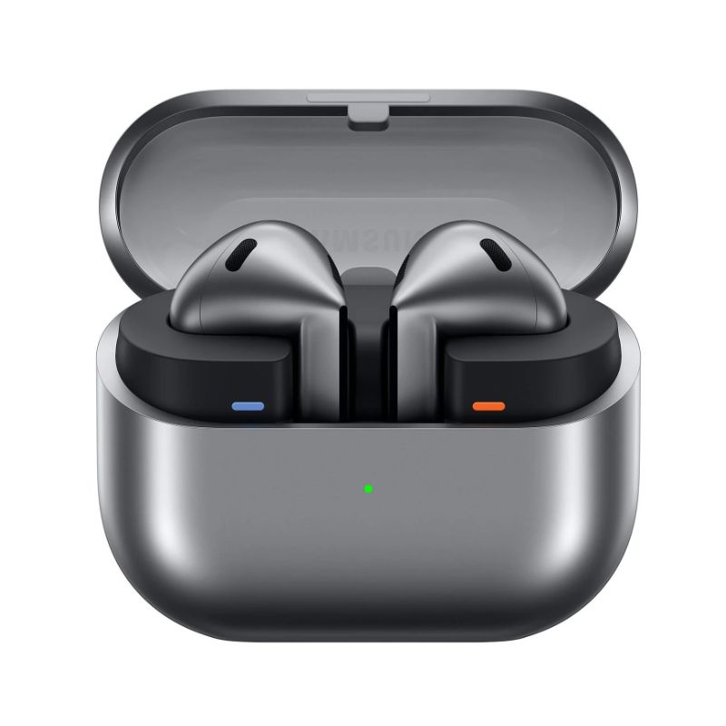 [New Arrival] Samsung Galaxy Buds 3 Waterproof IP57 3 mics + VPU (DNN + Personalized Beamforming) Active Noise Cancellation Buds-61mAh, Case-515mAh Bixby (Seamless AI) Earphones Bluetooth