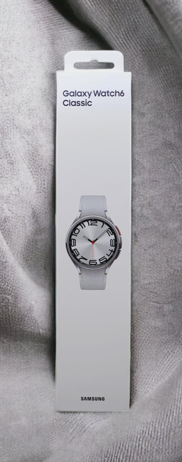 [Special Offer] Samsung Galaxy Watch 6 Classic 47mm 16GB ROM+2GB RAM Super AMOLED 425mAh Battery Exynos W930 Processor Android Wear OS 4 One UI Watch 5 1.5 inch Smart Watch