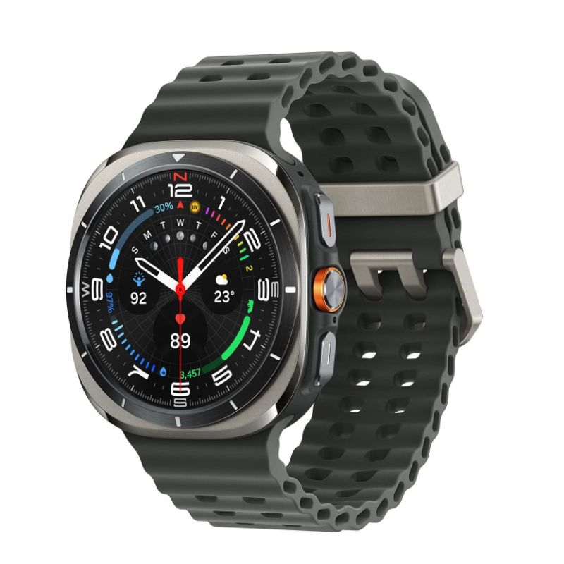 [Brand New] Samsung Galaxy Watch Ultra Super AMOLED 425 mAh Battery 10W wireless Exynos W1000 Processor Android Wear OS 5, One UI Watch 6 Smartwatch Watch IP68Water Resistant A56 S25 Note 14 Pro+