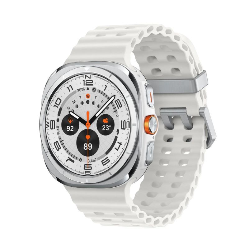 [Brand New] Samsung Galaxy Watch Ultra Super AMOLED 425 mAh Battery 10W wireless Exynos W1000 Processor Android Wear OS 5, One UI Watch 6 Smartwatch Watch IP68Water Resistant A56 S25 Note 14 Pro+