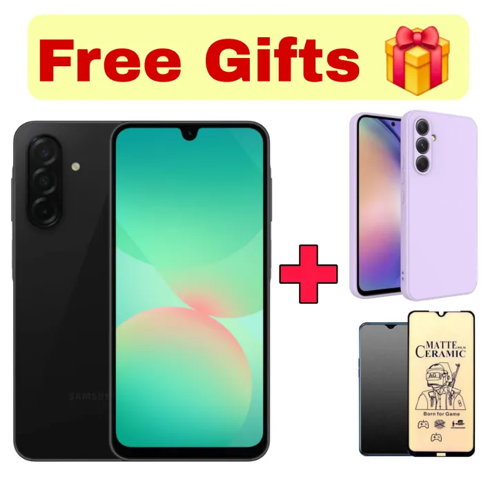 [Free Gifts] Samsung Galaxy A26 5G 256GB+8GB 6.7" 120Hz Super AMOLED Display 50MP Triple Camera Android 15 Exynos 1380 IP67 Dust Water Resistant 5000mAh 25W Type-C Charge Smartphoneshones Mobile phone