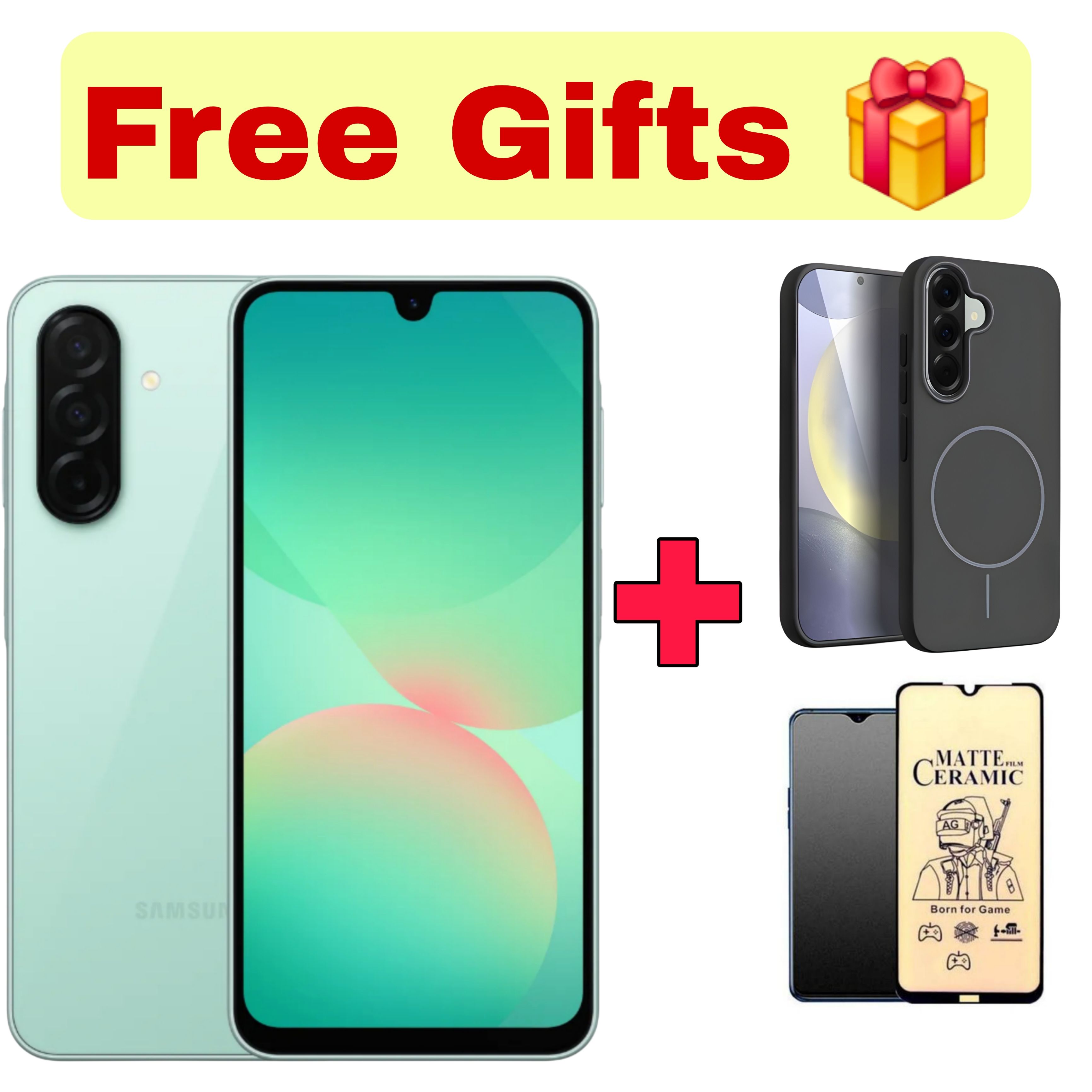 [Free Gifts] Samsung Galaxy A26 5G 256GB+8GB 6.7" 120Hz Super AMOLED Display 50MP Triple Camera Android 15 Exynos 1380 IP67 Dust Water Resistant 5000mAh 25W Type-C Charge Smartphoneshones Mobile phone